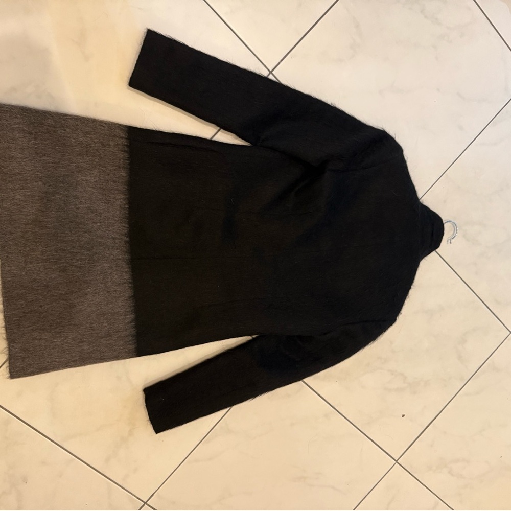 All Saints Black and Brown Teddy Jacket - Picture 4 of 5